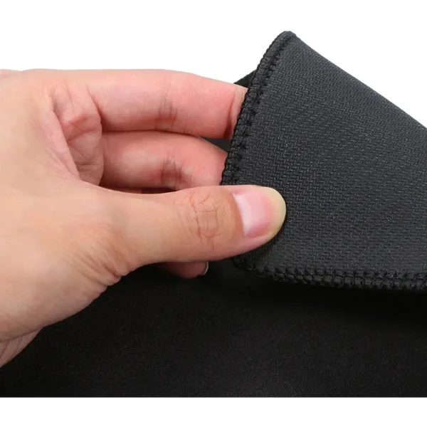 Mouse Pad Liso Escritorio Gamer Oficina Antideslizante Negro/verde