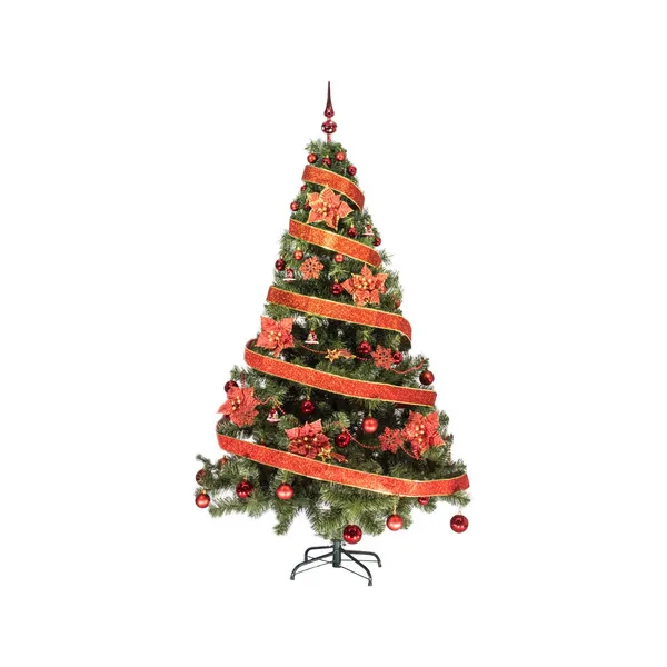 Arbol Navidad Tronador Lujo 1,80mt + Kit 60 Rojo Cybermonday