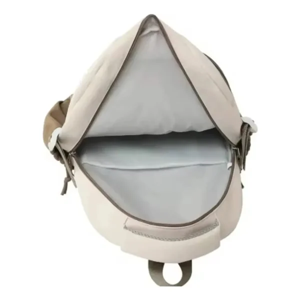 Mochila Escolar Urbana Con Monedero Y Peluche Antirrobo Nena Color Negro Floreado