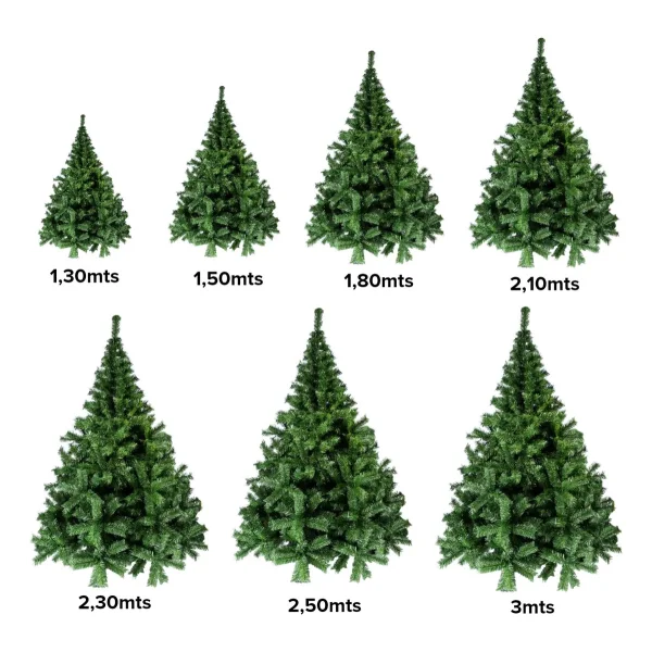 Arbol de Navidad Verde Canadian Luxury 3mts Base Metalica