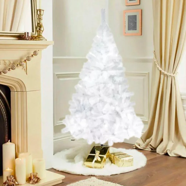Arbol De Navidad Tronador De Lujo Blanco 1,80mts