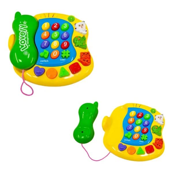 Telefono Juguete Interactivo Luces Sonidos Bebes