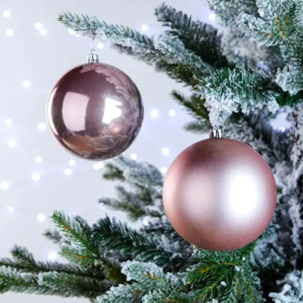 Adornos Navideños Set Bolas De Navidad 7cm X12 Unidades