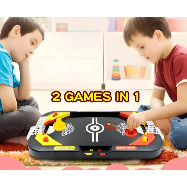 Juego De Mesa Flipper 2 En 1 Hockey De Aire Tejo Y Pinball