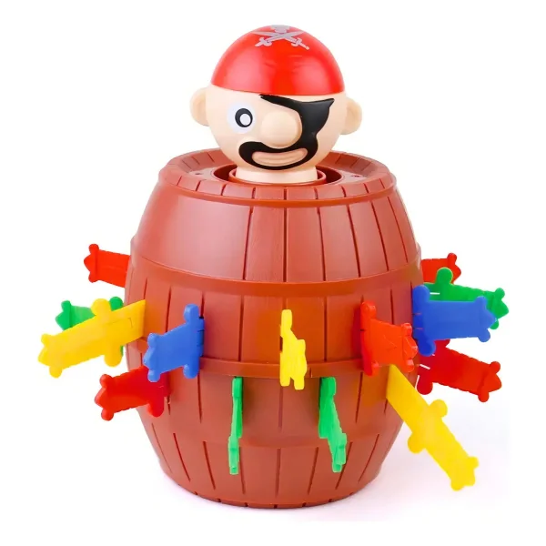 Juego De Mesa Barril Pirata Saltarin Plastico