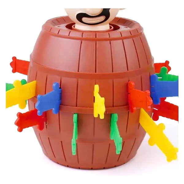 Juego De Mesa Barril Pirata Saltarin Plastico