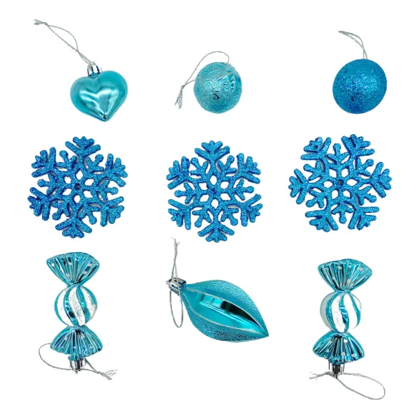 Adornos Navideños Set Decoracion 26u Surtido Navidad Bolas