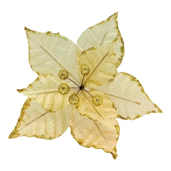 Flor 20cm Para Arbol De Navidad Adornos Decoracion