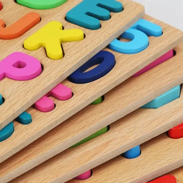 Juego Encastre Madera Números 1 Al 20 Juguete Didáctico Multicolor