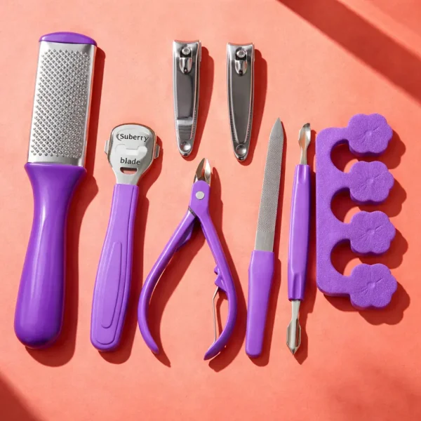 Set Pedicura Manicura Uñas Pies Manos Herramientas 8pzs