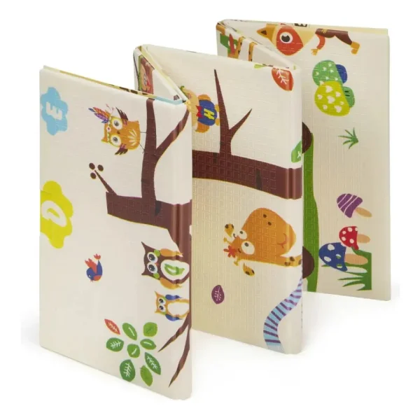 Alfombra Antigolpes Reversible Bebe Plegable 120x180cm