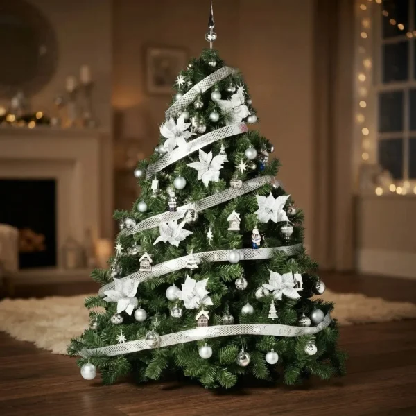 Arbol de Navidad Extra Lujo Patagonia 1.80mts Con Adornos X72
