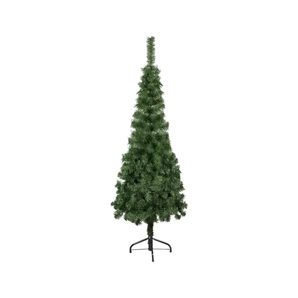 Árbol De Navidad Tronador Slim Verde 1.50mts Base Metal