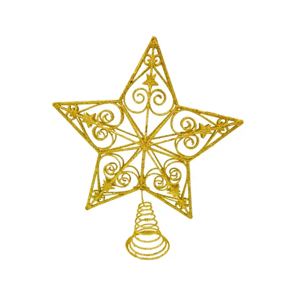 Puntal Estrella Adorno Para Árbol De Navidad 25cm