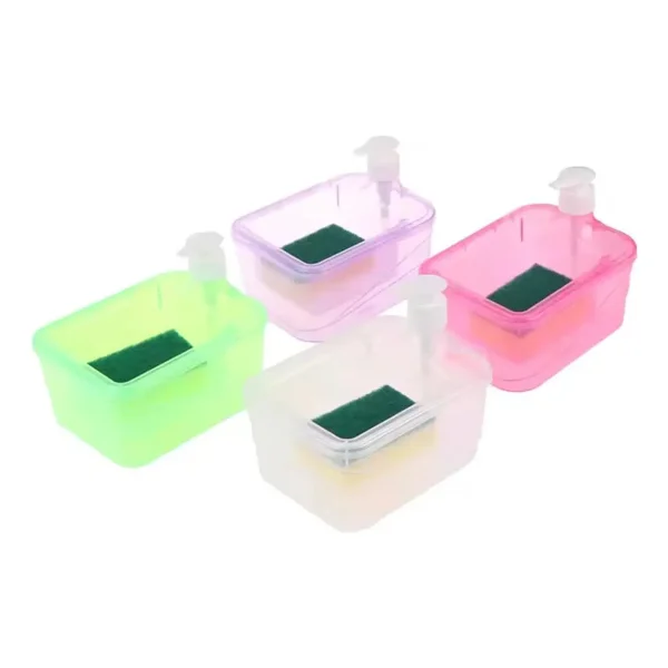 Dispenser Detergente Esponja Incluida Organizador De Cocina