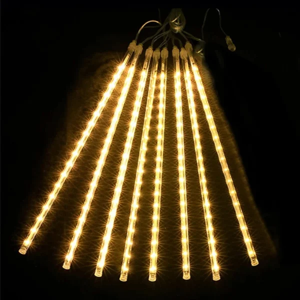 Luces Led Lluvia Meteoro 3mt X8 Tubos 220v Interconectable