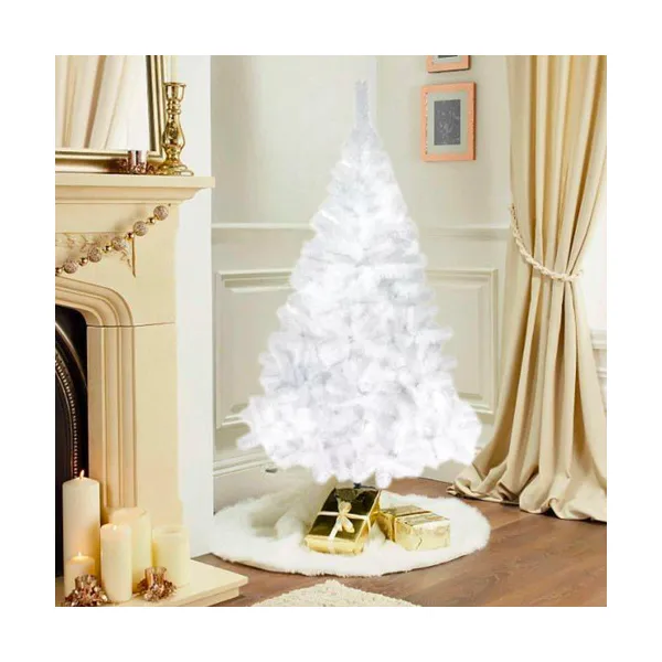 Arbolito Navidad Blanco Tronador De Lujo 1.80m Decoración