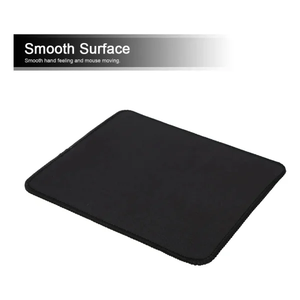 Mouse Pad Liso Escritorio Gamer Oficina Antideslizante Negro/verde