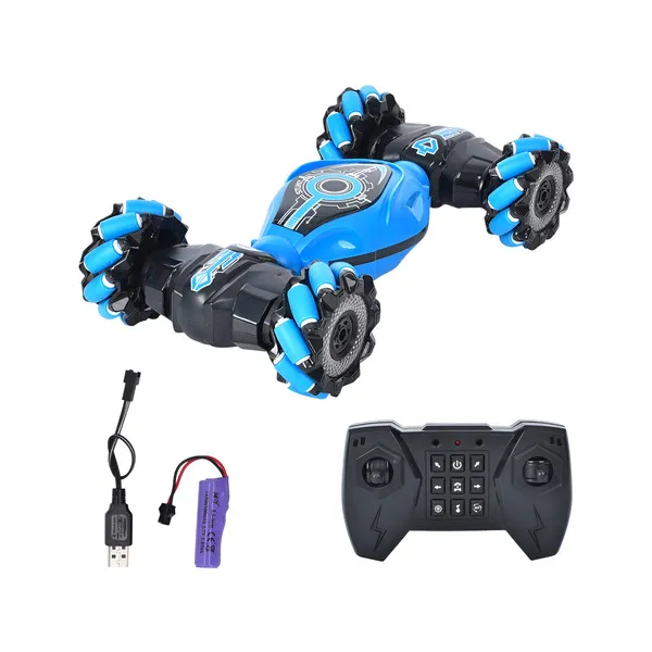 Auto Control Remoto Luces Led Vehículo Acrobático Giro 360°