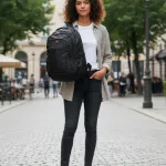 Mochila Urbana Porta Notebook Impermeable Reforzada Negro
