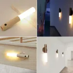 Barra Luz Tubo Led Sensor Movimiento Lampara Recargable Usb