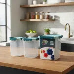 Set X3 Tupper Hermetico Organizador Plastico Frio/caliente