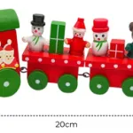 Tren De Madera Decoracion Navideña Adorno Navidad
