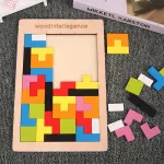 Tetris Rompecabezas De Madera Juego Didáctico 3d Puzzle