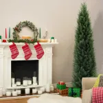 Botas Navideñas Tejidas Decoracion Navidad Adorno X1