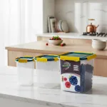 Set X3 Tupper Hermetico Organizador Plastico Frio/caliente