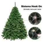 Arbol De Navidad Imperial 2.10mts Base Metálica - Alta Gama