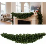 Guirnalda Muerdago Curvo Navidad 2m X30cm Deluxe X2 Unidades