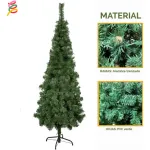 Arbol De Navidad Decorado Slim Verde 1,80mt + Kit Decoracion