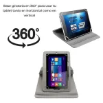 Funda Tablet Universal 10 Pulgadas Con Soporte Giratorio 360
