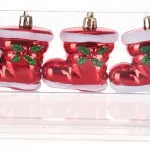 Adornos Colgante Navideño Decoración Navidad Botas X3