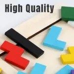Tetris Rompecabezas De Madera Juego Didáctico 3d Puzzle