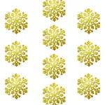 Adorno Colgante Copo De Nieve Decoración Arbol Navidad X10u