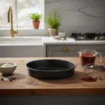 Pizzera Molde Para Pizza Anti Adherente 26cm Color Negro