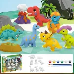 Kit De Arte Figuritas De Yeso Juego Manualidades 3d
