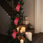 Botas Navideñas Tejidas Decoracion Navidad Adorno X1