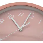 Reloj Decoración Pared De Metal C/vidrio 24cm A Pila