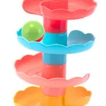 Tobogán De Pelotas Juguete Para Bebes Primera Infancia Color Multicolor