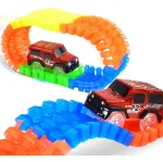 Pista Luminosa Flexible 56 Piezas 1 Auto Luminoso Color