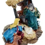 Pesebre Navideño Resina Artesanal Adorno Nacimiento Figuras