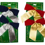 Adorno Colgante Navidad Moño Para Decoración Navideño X2u