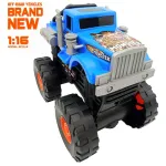 Camion Gigante Monster Truck Camioneta Off Road Juguete Color Naranja