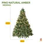 Arbol De Navidad Fabesa Pino Natural Super Real 1.80mts