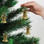 Set X5 Campanas Adornos Colgante Navideño Decoración Navidad