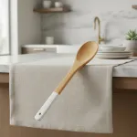 Cuchara De Madera Bambu Cucharon 30cm Utensilios De Cocina