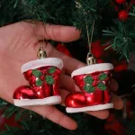 Adornos Colgante Navideño Decoración Navidad Botas X3